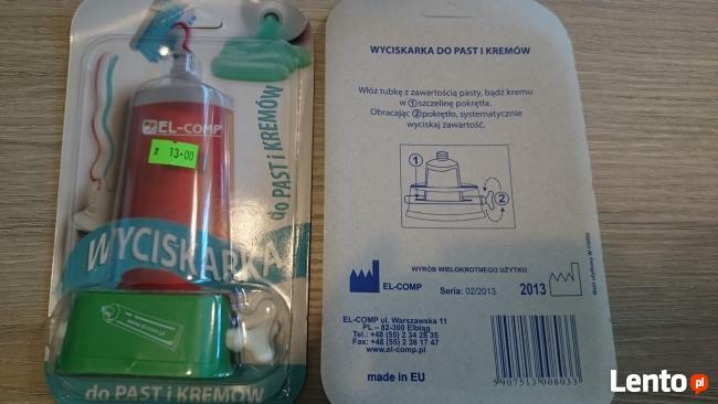 Wyciskarka do past i kremów w tubach