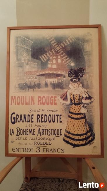 Plakat w stylu vintage Moulin Rouge Grande Redoute