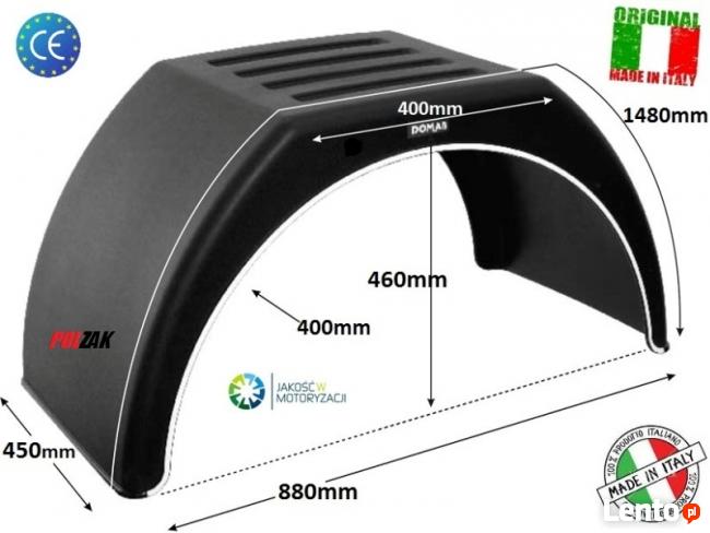 BŁOTNIK Nadkole nadkola błotniki tył IVECO DAILY 35C Mascott