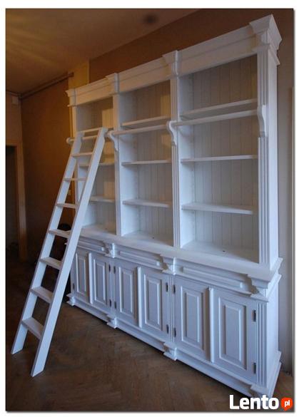 Regał biały, biblioteczka na ksiażki