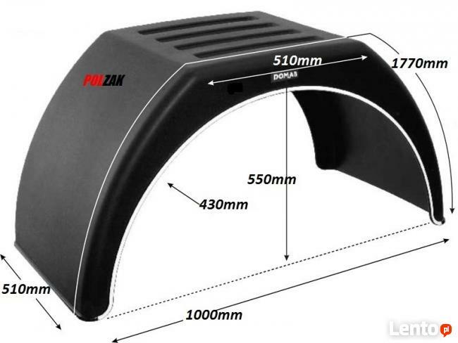 BŁOTNIK Nadkole tył MAN Iveco Daily Eurocargo Midlum