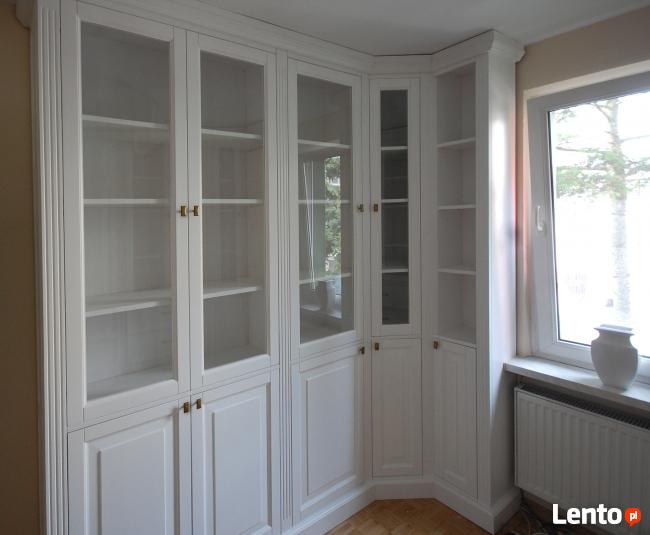 Regał biały, biblioteczka na ksiażki