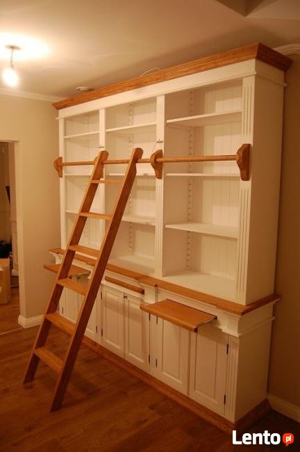 Regał biały, biblioteczka na ksiażki