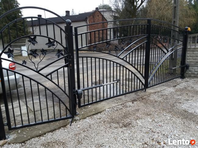 brama wjazdowa ogrodzenie brama dwuskrzydłowa