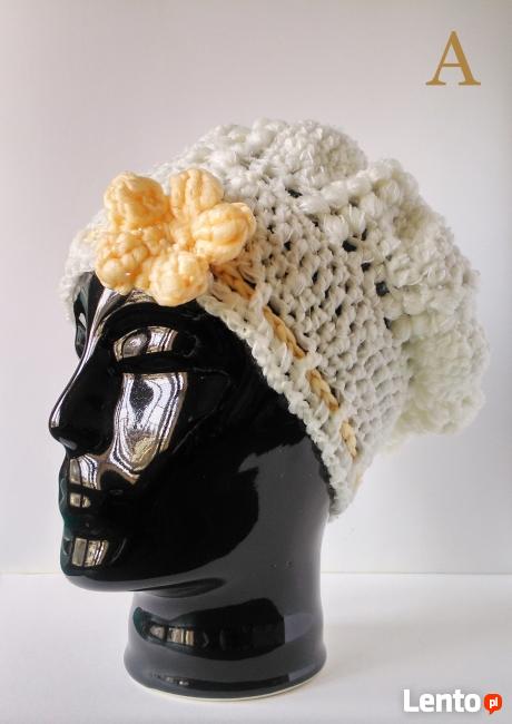 Torebka komunijna wełniana- handmade