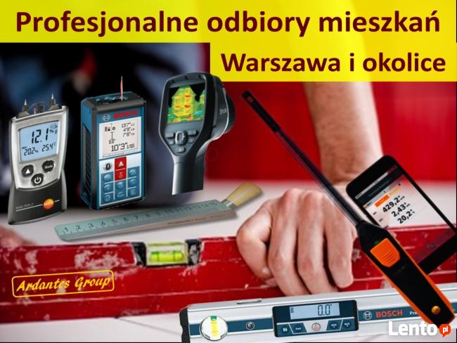 Odbiór techniczny mieszkania - termowizja, wilgotność, laser