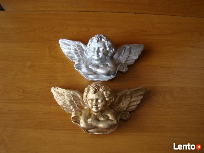 amorki aniołki gipsowe anielice anioł
