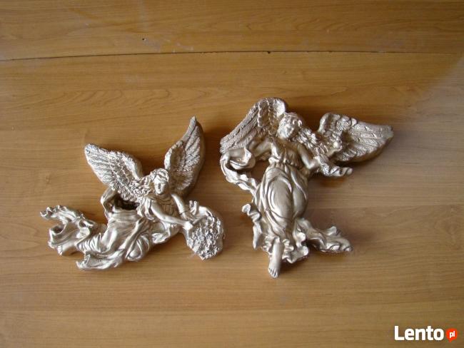 amorki aniołki gipsowe anielice anioł