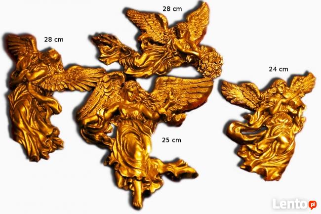 amorki aniołki gipsowe anielice anioł