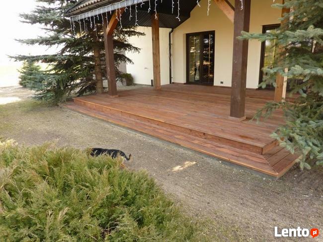 Deska tarasowa modrzew ryflowana wysoka klasa
