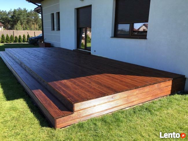 Deska tarasowa modrzew ryflowana wysoka klasa