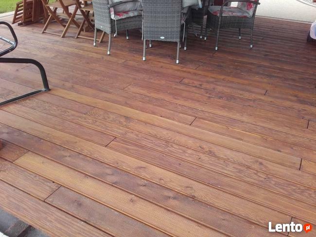 Deska tarasowa modrzew ryflowana wysoka klasa