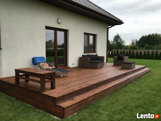 Deska tarasowa modrzew ryflowana wysoka klasa