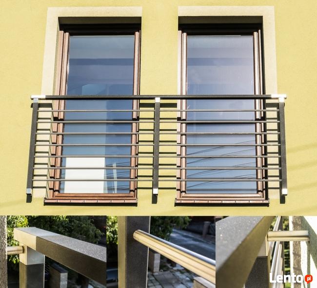 Balkon Francuski Balustrada Okienna Nowoczesna Barierka Nier