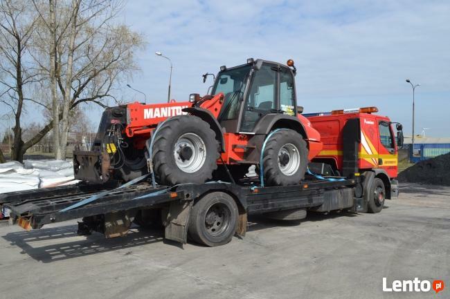 Transport maszyn budowlanych, rolniczych.