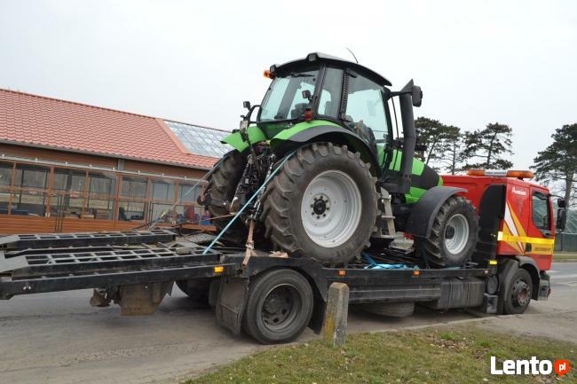 Transport maszyn budowlanych, rolniczych.