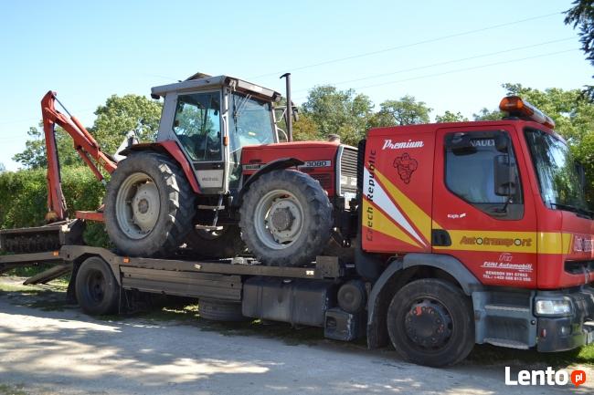 Transport maszyn budowlanych, rolniczych.