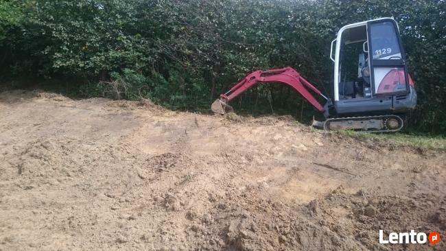 Usługi minikoparką Kraków, Wieliczka, Myślenice, Skawina