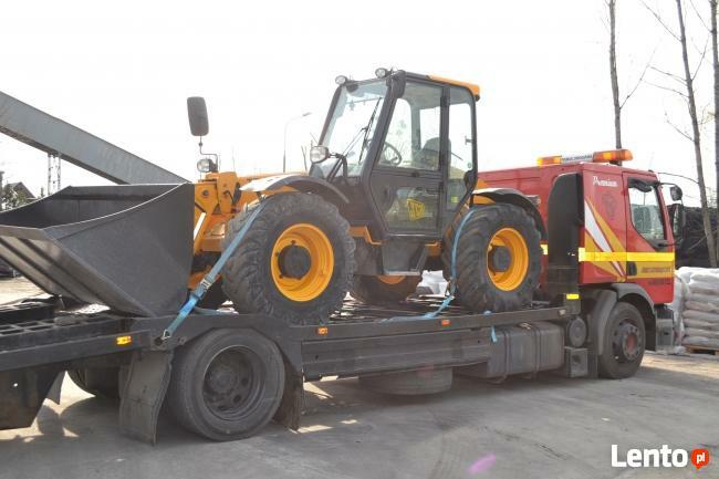 Transport maszyn budowlanych, rolniczych.