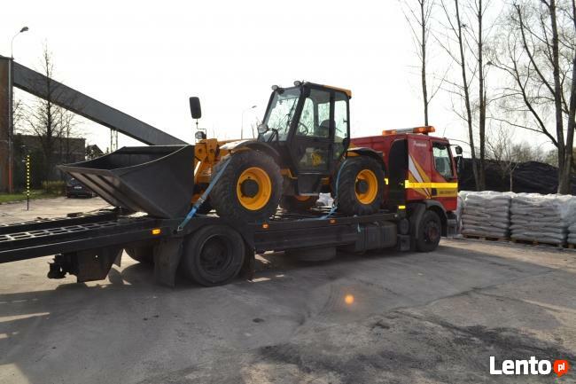 Transport maszyn budowlanych, rolniczych.
