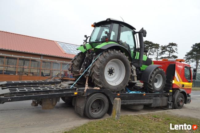Transport maszyn budowlanych, rolniczych.