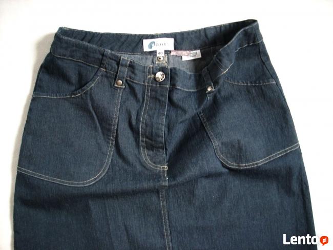 Yoors Spódnica Dżinsowa Ołówkowa Strecz j Nowa 40 L