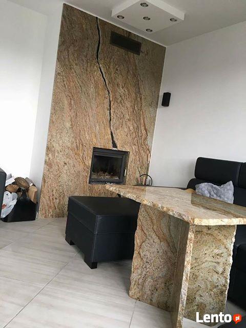 blaty granit marmur kamienne parapety kominki konglomerat