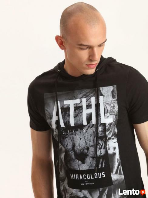 t-shirt z kapturem Drywash