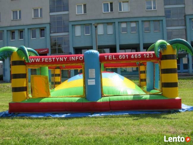 Wynajem urzadzeń rozrywkowych- zjeżdżalnia, Dmuchańce