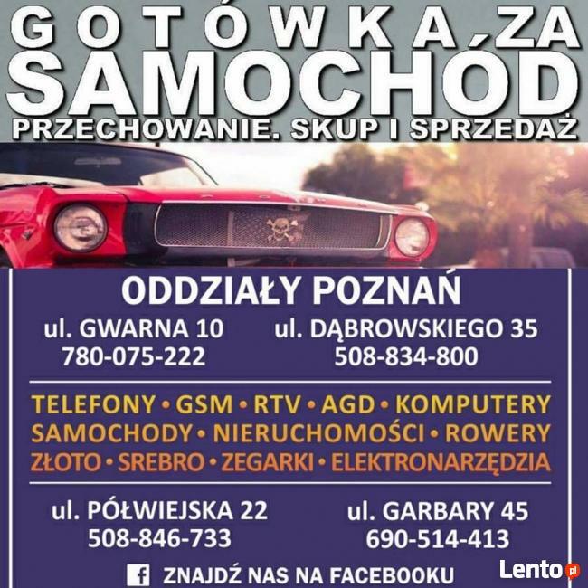 Auto Lombard Zastaw Poznań parking gratis ! EXPRES POŻYCZKI