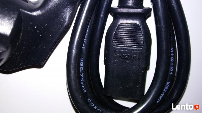 Przewód zasilający komputer monitor drukarka 1,7m