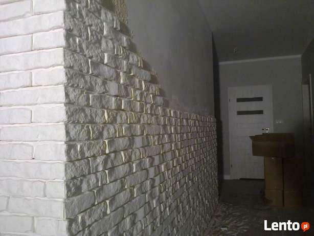 biała cegła gipsowa kamien dekoracyjny płytki gips