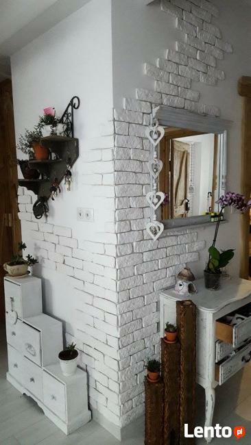 biała cegła gipsowa kamien dekoracyjny płytki gips