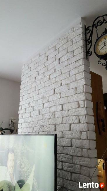biała cegła gipsowa kamien dekoracyjny płytki gips