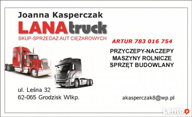 Skup Ciężarówek Cała Polska