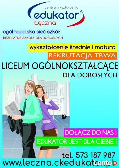 Liceum Ogólnokształcące dla Dorosłych Edukator Łęczna