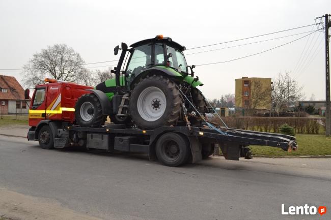 Transport maszyn budowlanych, rolniczych.