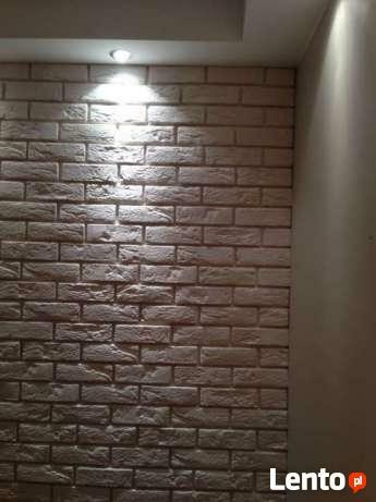 biała cegła gipsowa kamien dekoracyjny płytki gips