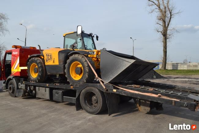 Transport maszyn budowlanych, rolniczych.