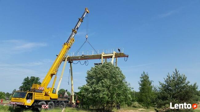 Usługi dźwigowe wynajem dźwigów i podnośników Łask Sieradz