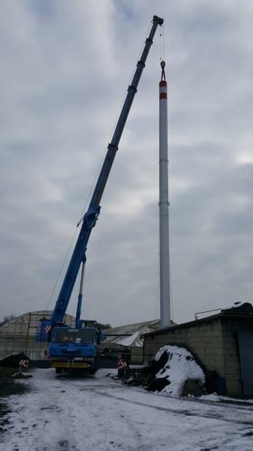 Usługi dźwigowe wynajem dźwigów i podnośników Łask Sieradz