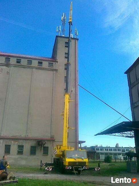 Usługi dźwigowe Sieradz Zduńska Wola Łask dźwigi żurawie
