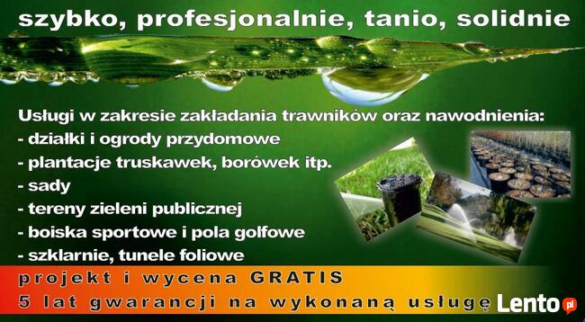 Nawadnianie ogrodów, nawodnienia, systemy nawadniające