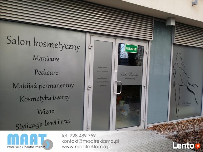 Montaż reklam*Wyklejanie folią*Witrny*Fototapety*Szyby*Kaset