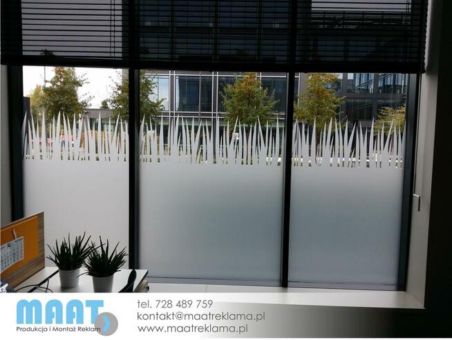 Folia mrożone szkło, matowa, srebrna, szara