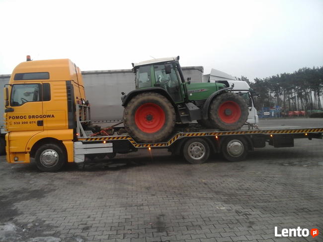 pomoc drogowa, wózek widłowy, domek holenderski, przyczepa,