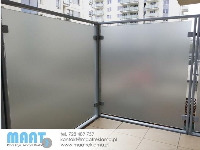 Folia mrożone szkło, matowa, srebrna, szara