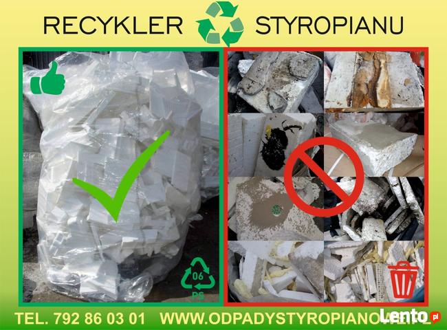 Wywóz odbiór odpadów styropianowych EPS styropianu