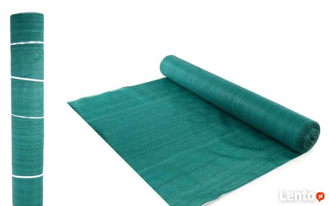 SIATKA cieniująca dzianina 90% cień 1,5x25 + opaski 200szt