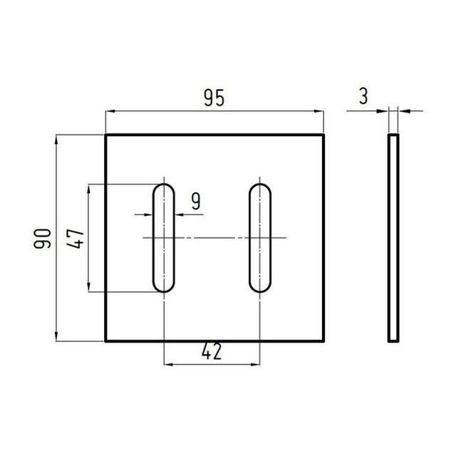 Skrobak Maschio 95x90x3mm 27100539